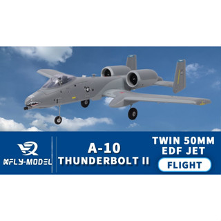 [เครื่องบินไฟฟ้า] XFLY-MODEL A-10 THUNDERBOLT II TWIN 50MM 12 BLADE EDF JET PNP VERSION