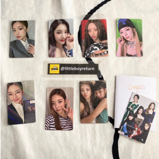 การ์ด itzy photocard พร้อมส่ง✨ pob/album photocards สภาพดี ไม่มีตำหนิ