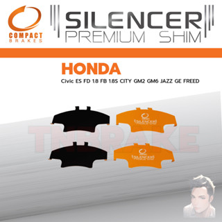 COMPACTแผ่นชิม รองผ้าเบรค แผ่นรองซับเสียง หน้า HONDA CITY GM…