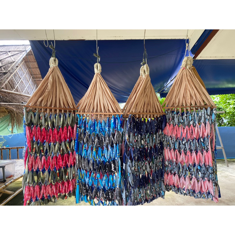 [เปลนอนมีไม้]เปลญวญ ผ้านุ่น ผ้าหนา ทน สินค้าพร้อมส่ง (คละลาย/คละสี)