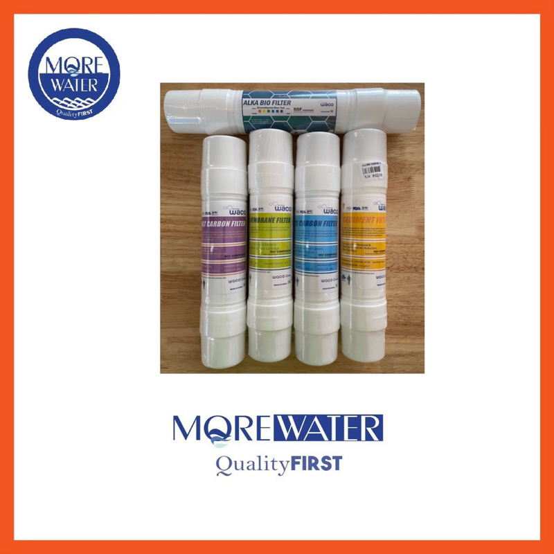 ชุดไส้กรอง Waco 5 stages UF & Alkaline in-line
