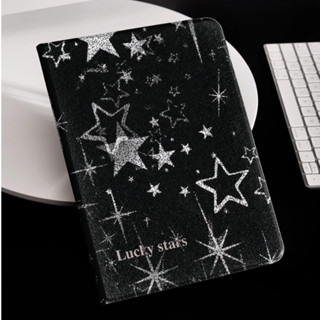 เคสไอแพด air4 gen8 gen9 Lines Stars ช่องใส่ปากกา เคส iPad Gen7 Gen9 air5 case iPad pro11 2022/2021 gen6 air3 gen5 mini6