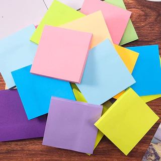 กระดาษโน๊ตมีกาวมากถึง 300-600 แผ่น กระดาษโน๊ตหลากสี sticky note