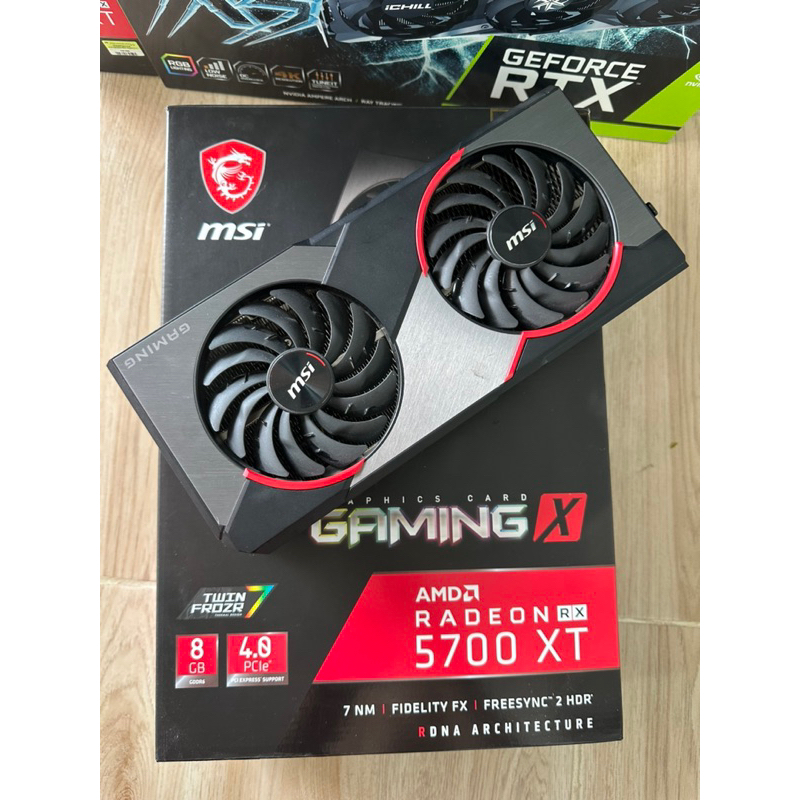 RX5700XT 8GB MSI Gaming ครบกล่อง