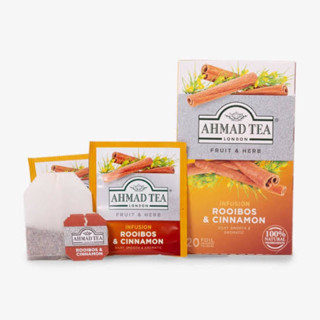 Ahmad Tea Infusion Rooibos &amp; Cinnamon - ชาดำ อิน ฟิวชั่น อบเชย