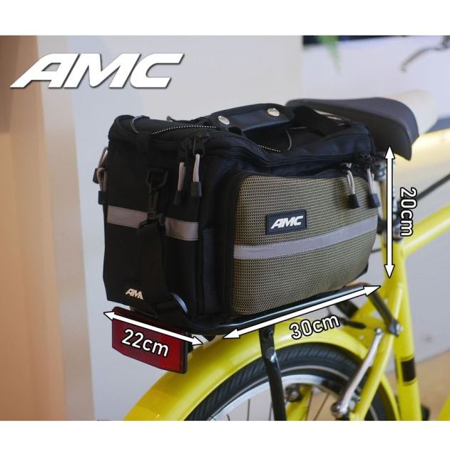 AMC กระเป่าติดจักรยาน กระเป๋าจักรยานทัวร์ริ่ง กระเป๋าติดท้ายจักรยาน Touring Bag cycling high volume