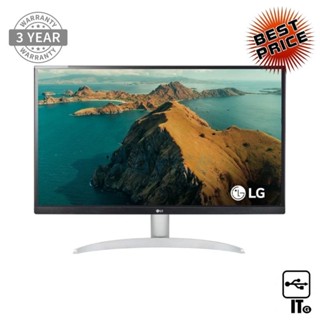 Monitor 27 LG 27UP600-W (IPS, HDMI, DP) FREESYNC 4K 60Hz ประกัน 3Y จอคอม จอมอนิเตอร์ จอคอมพิวเตอร์