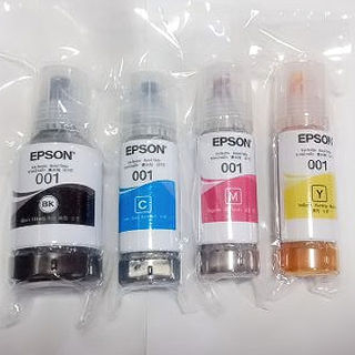 หมึก EPSON 001 ของแท้มีกล่อง T03Y100/ T03Y200/ T03Y300/ Y03Y400