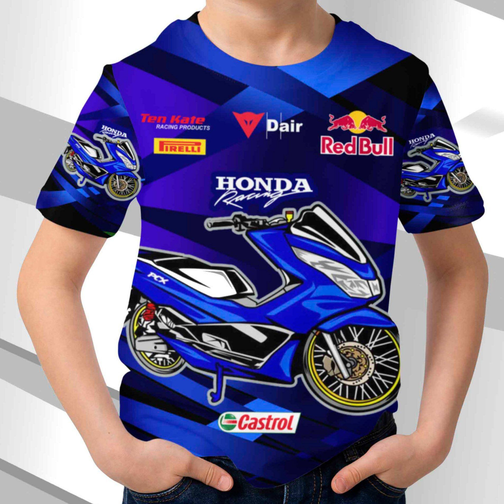 เสื้อยืดคอกลมเด็กอายุ 4-10 ขวบ แฟชั่น กระแสเด็ก มาแรง เสื้อเด็กสายแว๊น มอเตอร์ไซน์ ราคา ถูกที่สุด ดีลบีเคเค แกลเลอรีภาพที่ 2