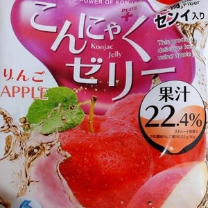 เจลลี่กลิ่นรสแอปเปิ้ล KONJAC JELLY APPLE 16 กรัม X 6 ชิ้น (YUKIGUNI AGURI BRAND) 6PC ขนมญี่ปุ่น JAPANESE JELLY