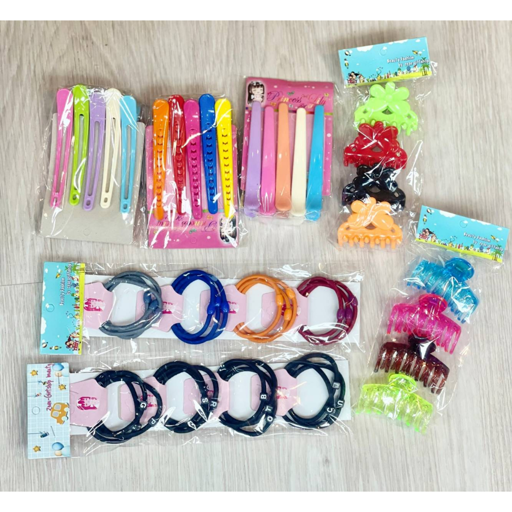 ที่หนีบผม ตกแต่งผม ตัวหนีบผม ติดผมอาบน้ำ กิ๊บปากเป็ด คละสี ที่คาดผม (ชิ้นล่ะ) Hair clips pins