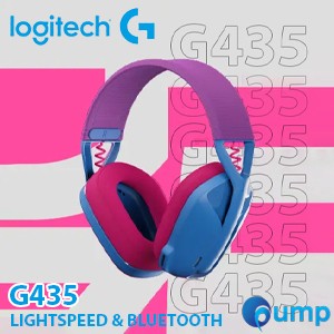 Logitech G435 Ultra-light Wireless Bluetooth Gaming Headset - (Blue &amp; Raspberry)