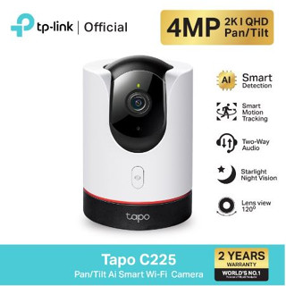 TP-Link Tapo C225 กล้องวงจรปิดไวไฟ 2K QHD Pan/Tilt AI Home Security Wi-Fi Camera ภาพมุมกว้าง 360° พร้อม Smart AI Detecti