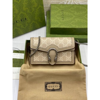 กระเป๋า   Gu cci งาน Vip หนังแท้สวยมาก* หนังแท้ 100% งานสวย เป๊ะเหมือนแท้เลยค่ะ  size  16.5cm.  boxset*