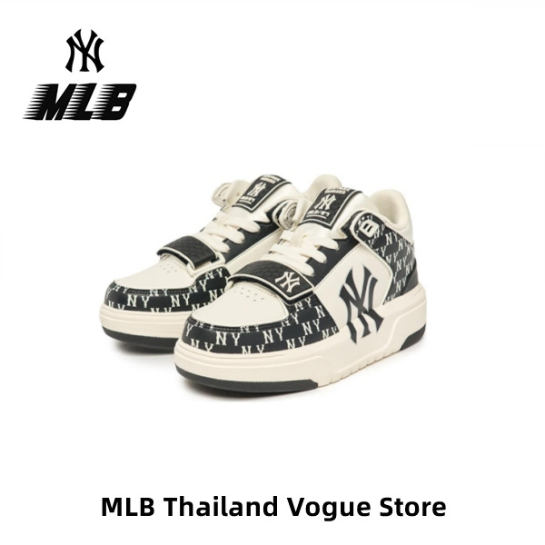 【ของแท้ 100%】MLB Chunky Linre Basic New York Yankees รองเท้าผ้าใบ Unisex รุ่น-เป่ยเฮ่ย