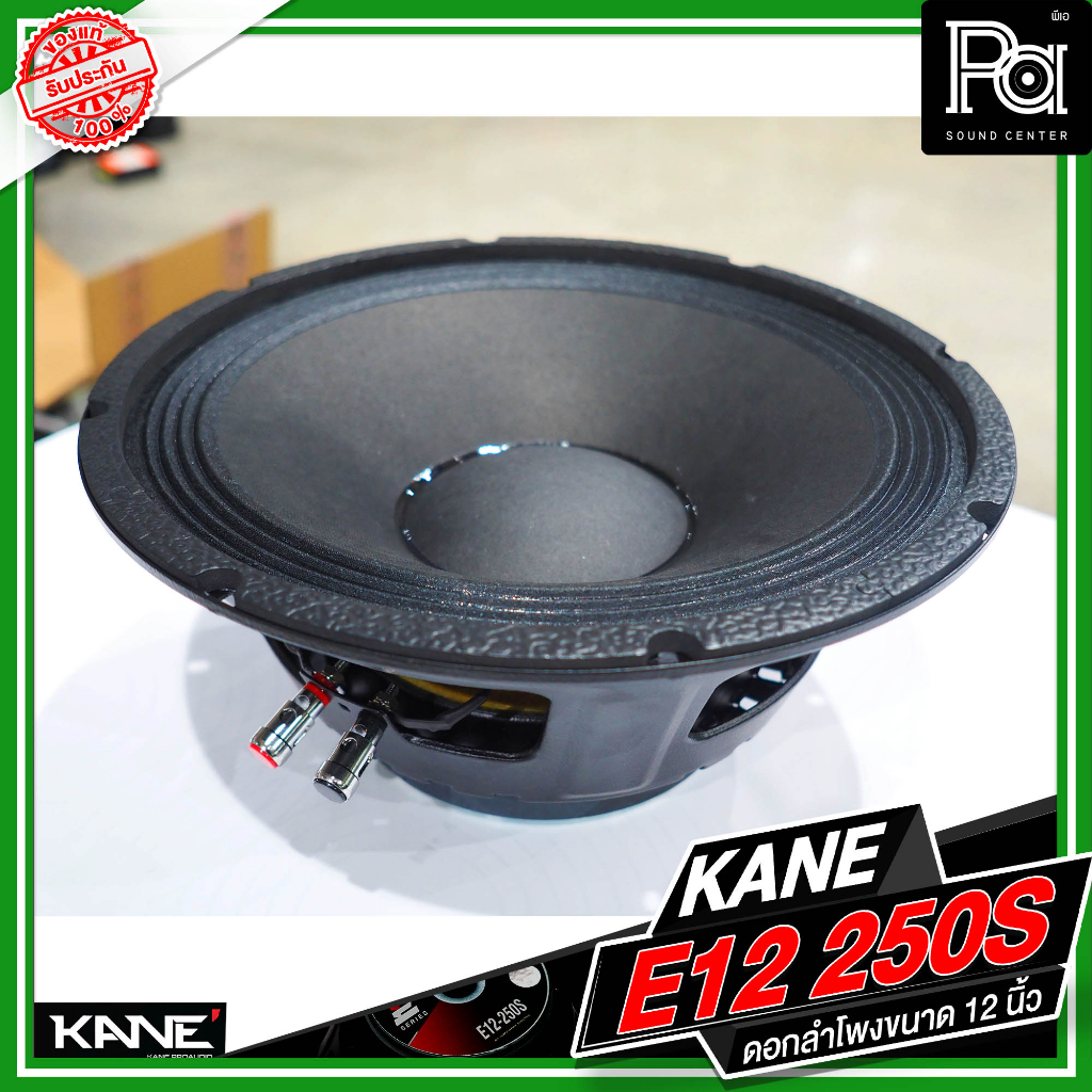 KANE E12 250S ดอกลำโพงขนาด 12 นิ้ว 250Q กำลังขับ 500 วัตต์ 8 โอม วอยซ์ขนาด 2.3 นิ้ว ลำโพง คาเนะ