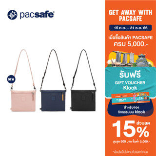 [New Product] Pacsafe GO crossbody pouch  กระเป๋าคาดลำตัว สะพายข้าง กระเป๋ากันขโมย