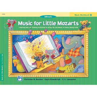 (โค้ดINCSM2Lลด70฿) Music for Little Mozarts: Music Workbook 2 00-14584