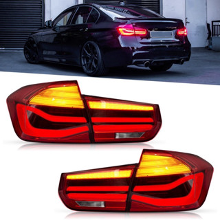 ไฟท้ายรถยนต์ LED BMW SERIES3 F30 LCI ไม่ตัดต่อสายไฟ