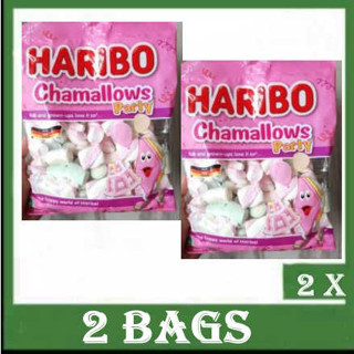 🔥 2 x  Haribo Chamallows Party Size 150g กรัม ฮาริโบ้ มาร์ชเมลโล่ 2bags