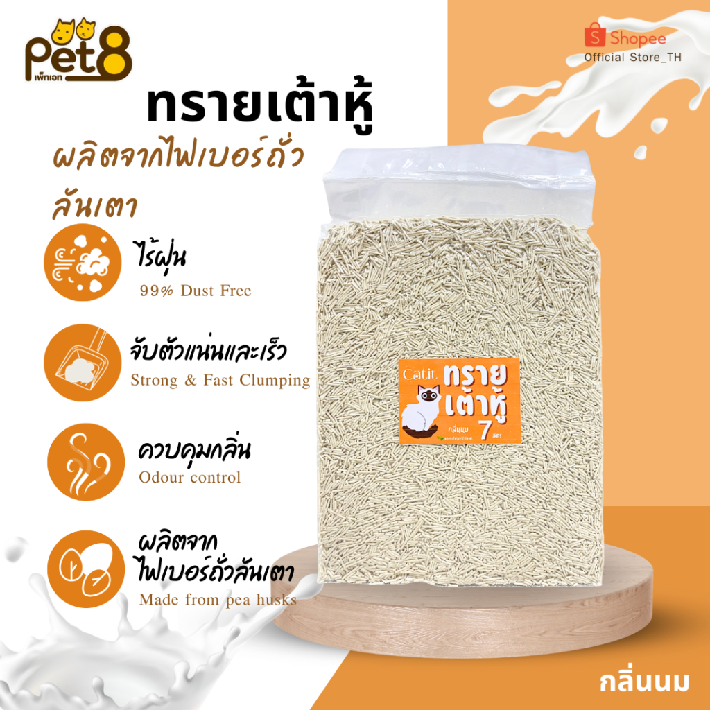 ทรายเต้าหู้ Catit เกรดพรีเมี่ยม แท่งขนาด 1.5 มม. สุดคุ้ม - รูปที่ 2