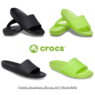 รองเท้าแตะ Crocs Splash Glossy Slide Women ผู้หญิง [ ของแท้💯 พร้อมส่งฟรี ]