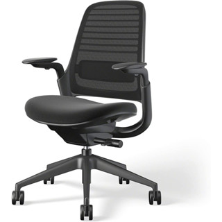 Modernform เก้าอี้เพื่อสุขภาพ Steelcase รุ่น Series1 โครงสีดำ พนักพิงกลางสีดำ เบาะสีดำ รับประกัน 12 ปี