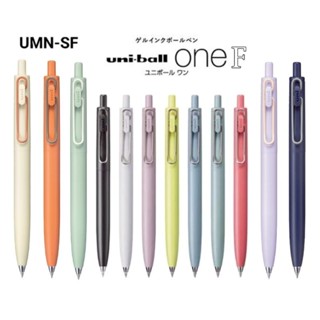 !!สีใหม่!! ปากกาเจล Uni Ball One F (UMN-SF) รุ่น Premium ขนาด 0.38, 0.5mm. หมึกสีดำ