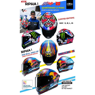 หมวกกันน็อค HJC RPHA 1 RED BULL JEREZ GP AND QUARTARARO LE MANS SP