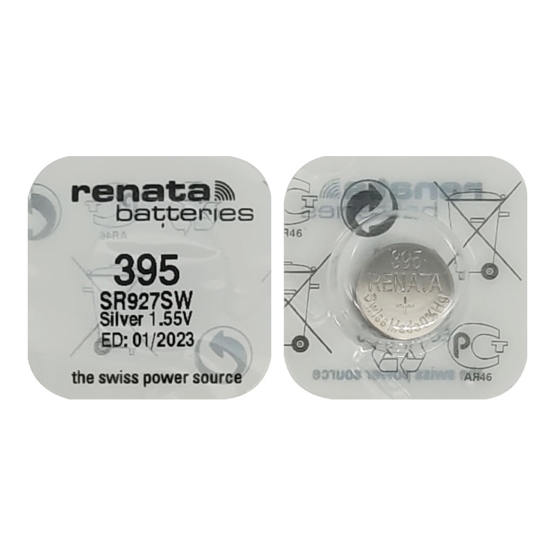 ถ่านนาฬิกาRenata 395/SR927SW 1.55V ของแท้ 1 ก้อน(ออกใบกำกับภาษีได้)