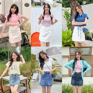 NewJeans Skirt กระโปรงยีนส์วินเทจ (JSK-022)