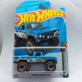 รถเหล็ก Hotwheels 70 DODGE POWER WAGON (ib23)