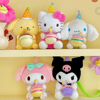 [พร้อมส่ง/แท้🇹🇭] ตุ๊กตาซานริโอ้ sanrio birthday ลิขสิทธิ์แท้ นำเข้าจากเกาหลี