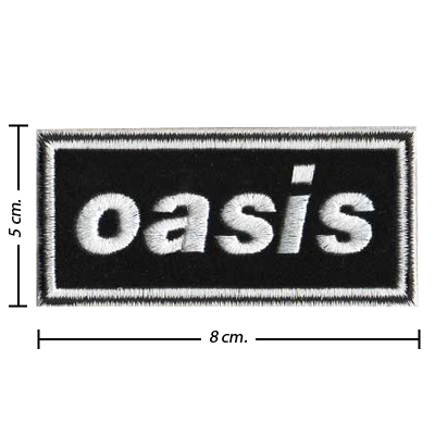 Oasis อาร์มปัก  ตัวรีดติดเสื้อ โอเอซิส อาร์มรีดติดเสื้อ Music Band อาร์มโลโก้วงดนตรี