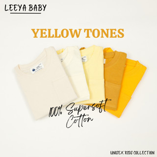 Leeya AW4 เสื้อยืดเด็ก คอกลม 100% Cotton Supersoft เนื้อผ้านุ่ม  สวมใส่สบาย งานเย็บพรีเมี่ยม คุณภาพดีเยี่ยม Baby &amp; Kids