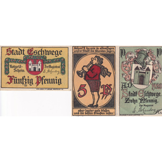 Germany Not geld (Emergency Money) 1920  PGN232 Set of 3 pcs.