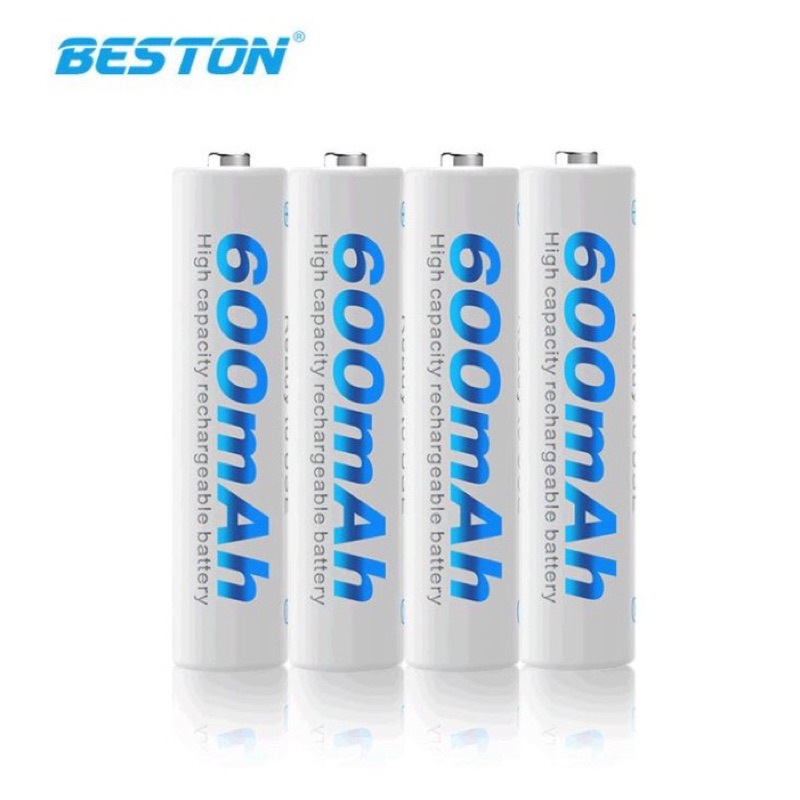 พร้อมส่งจากไทย ถ่านชาร์จ AAA+เครื่องชาร์จถ่านเร็ว BESTON (ของแท้)600mah