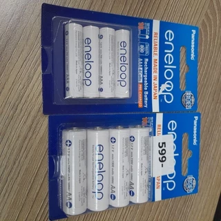 ถ่านชาร์จ Eneloop Panasonic BK-3MCCE/4NT (2000mAh) ถ่านAAA ของแท้ มีประกัน พานาโซนิด แพ็ค4ก้อน PANASONIC BK-4MCCE/4NT