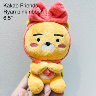 #ตุ๊กตา #กาเกา #ริบบิ้นชมพู #ขนาด6.5” #Kakao #Friends #Ryan #pink #ribbon #สภาพสมบูรณ์ #หายาก #ลิขสิทธิ์แท้ 9.2/2023