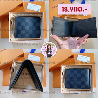 👜: New!! Louis Vuitton Multiple Wallet Graphite‼️ก่อนกดสั่งรบกวนทักมาเช็คสต๊อคก่อนนะคะ‼️