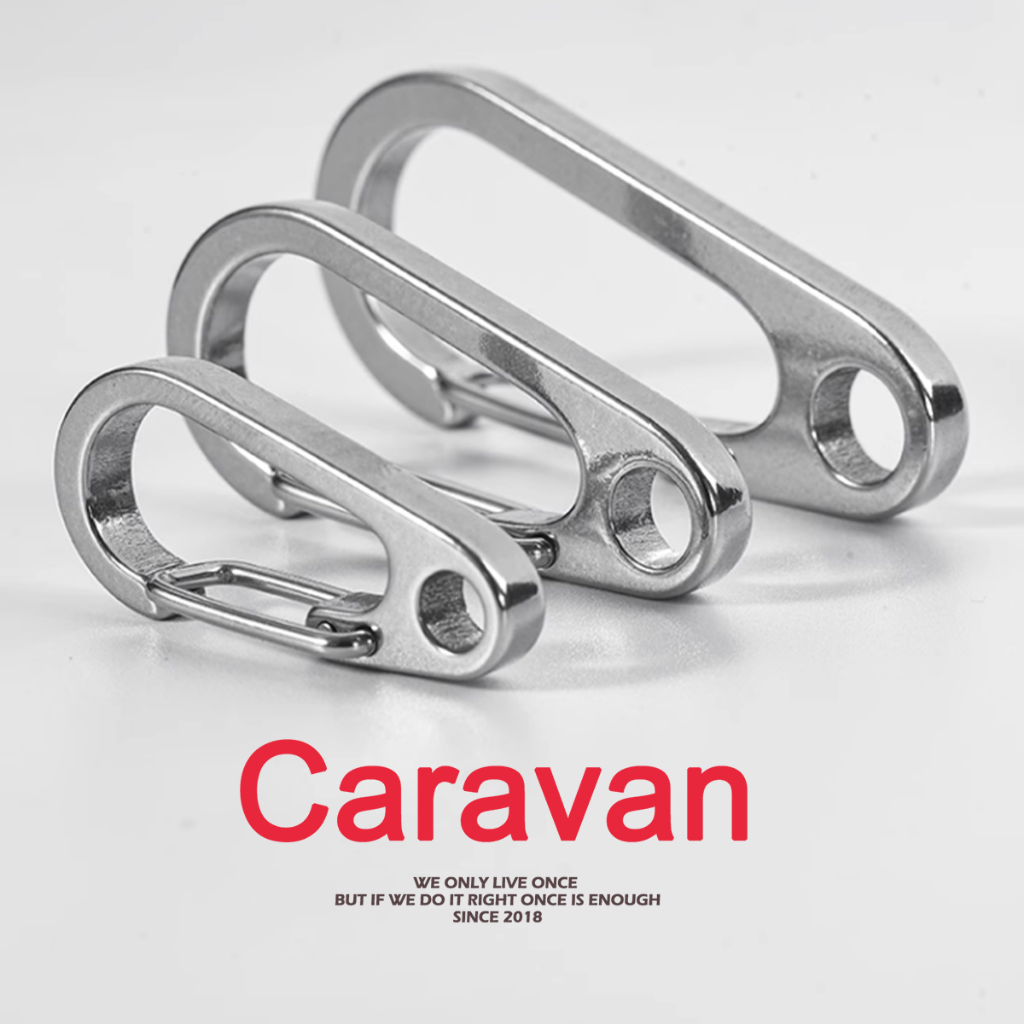 Caravan Crew Key Chain พวงกุญแจ Snap Clip พวงกุญแจรถยนต์ พวงกุญแจเท่ๆ