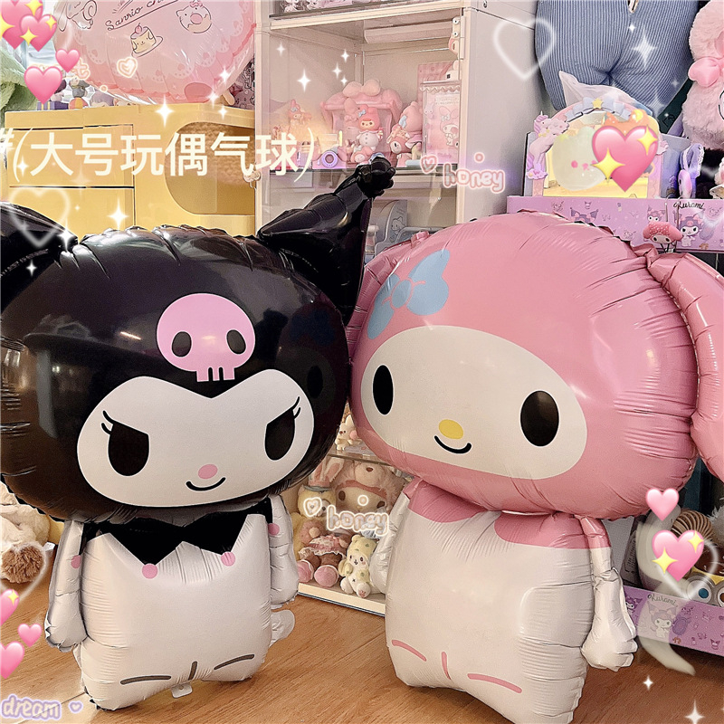 พร้อมส่งในไทย ลูกโป่งฟอยส์😍 คุโรมิ มายเม ชินนามอน ปอมปอม 🎈🎉 ลูกโป่งวันเกิด
