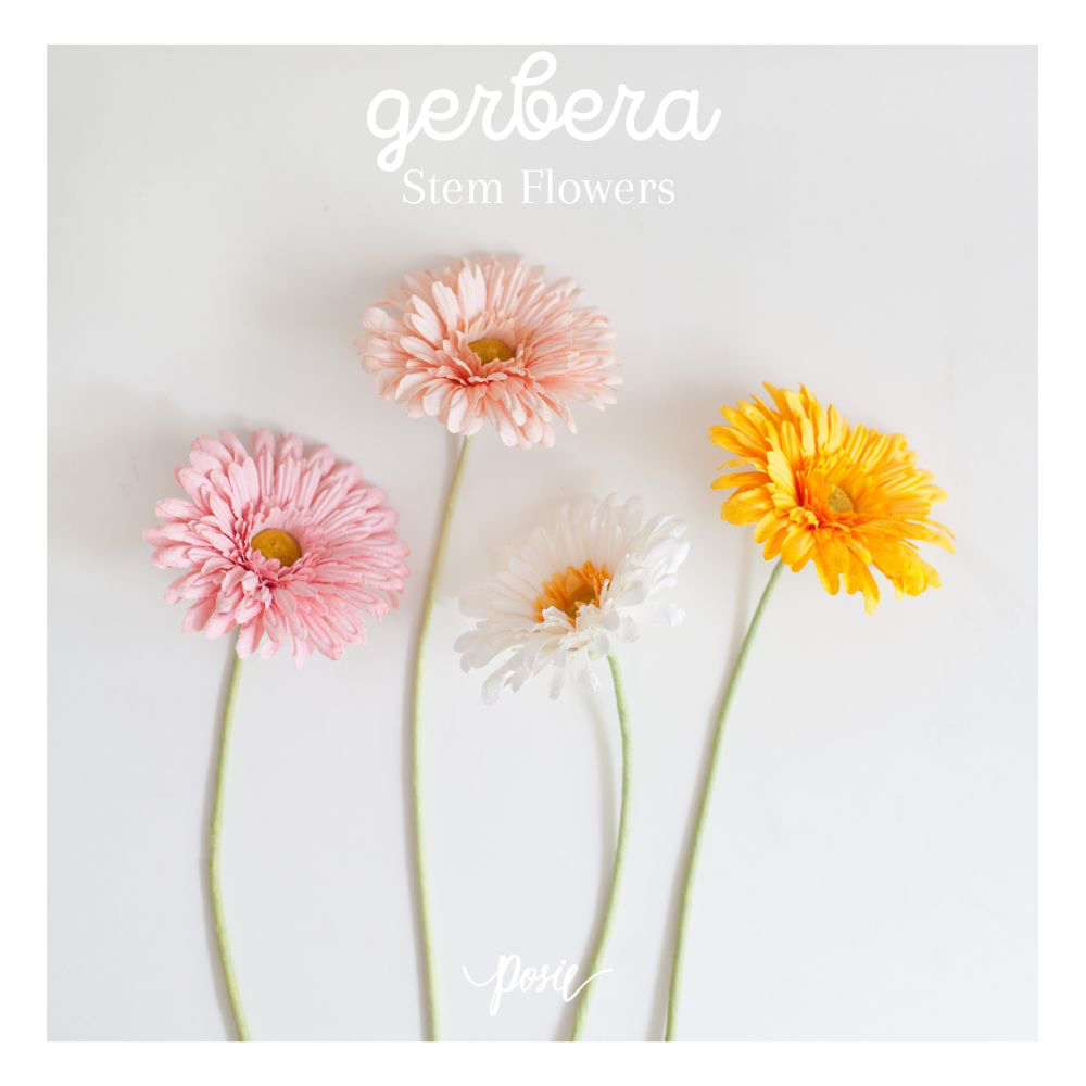 POSIE Gerbera Artificial Flower โพซี่ เยอบีร่า ดอกไม้ประดิษฐ์จากกระดาษสา