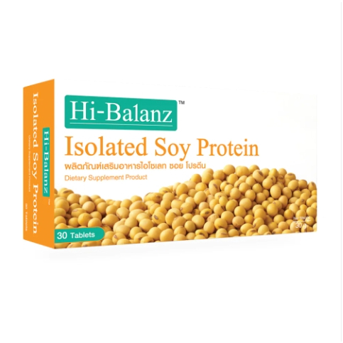ใหม่!! แท้ % Hi-balanz Isolated Soy Protein 30 เม็ด โปรตีน สกัดจากถั่วเหลือง