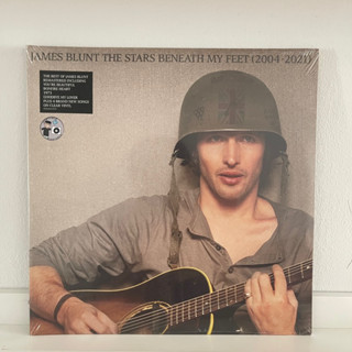 แผ่นเสียง James Blunt – The Stars Beneath My Feet (2004-2021) *Clear Vinyl , 2 LP, Compilation,มือหนึ่ง ซีล