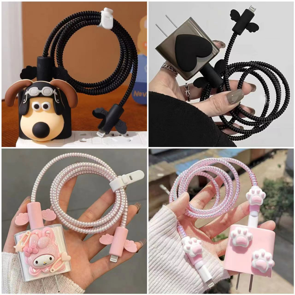 For iphone 11 15W 20W y2k หัวชาร์จเร็ว ป้องกันการตก คยป้องกันหัวชาร์จเร็ว เคสป้องกันสายชาร์จ iPhone 14 13 12 Pro Max