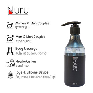 เจลหล่อลื่น Nuru Gel Hard 250 ML เจลนวด เจล AV เจลนวดญี่ปุ่น เจลหล่อลื่นนวดตัว นูรุ นวดตัว สปา ขายเจลหล่อลื่น