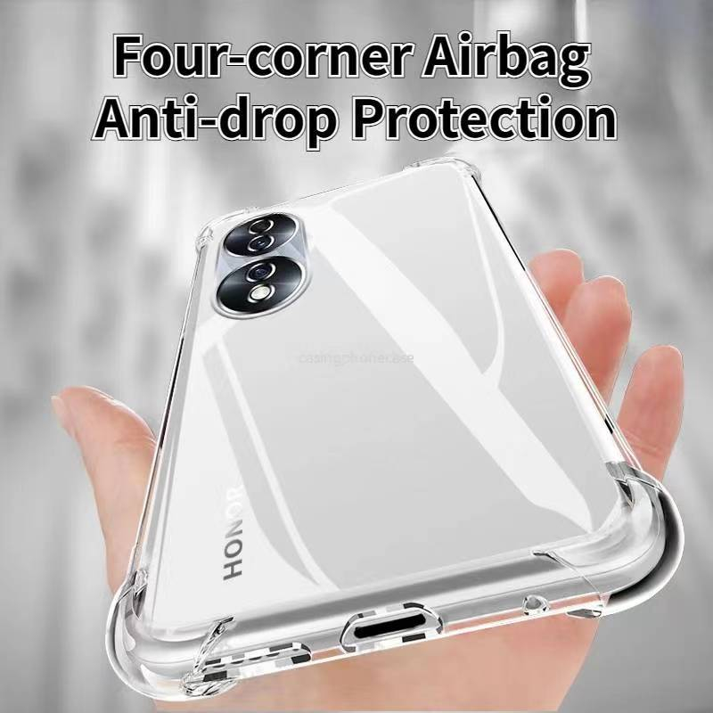 Honor X7b 4G/5G/Honor X7/Honor 90 Smart/Honor 70/Honor X5 PlusเคสTPUใสกันกระแทกแบบคลุมกล้องHonor 90 