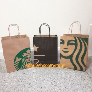 ถุงกระดาษ สตาร์บัค Starbucks bag Christmas Sakura Siren Reserve