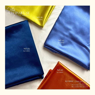 ผ้าซาตินซามูส (SATIN CHARMEUSE) สวยแบบงานแบรนด์ในไอจี หน้ากว้าง 58"-60" ขายปลีกไม่มีขั้นต่ำ เนื้อเงาสวย สัมผัสนุ่มลื่น